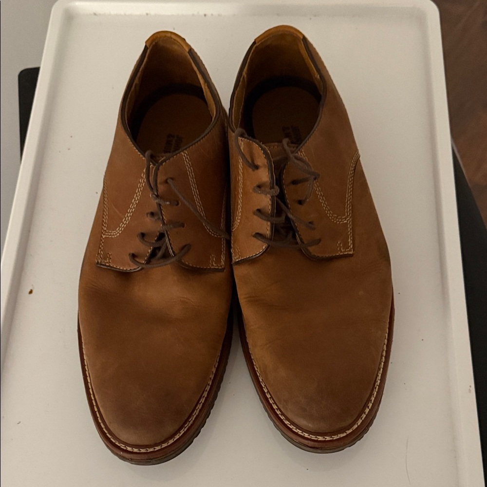 Johnston & Murphy Upton Plain Toe Men’s 11.5 M Tan Leather 20‑4338